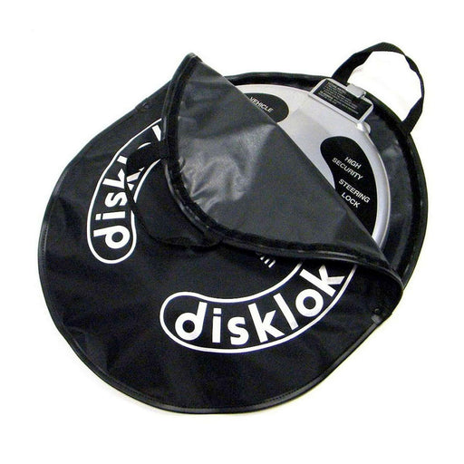 Disklok Car Steering Wheel Lock Carry Storage Case Cover Silver Disklok  - Dynamic Drive