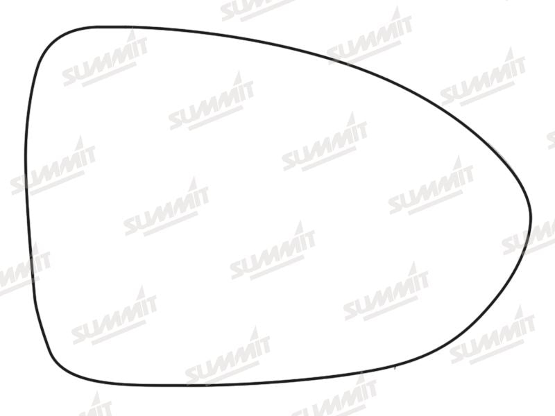 Summit Stick-On Standard Mirror Glass fits Kia Rio 13 on RHS Summit - Dynamic Drive