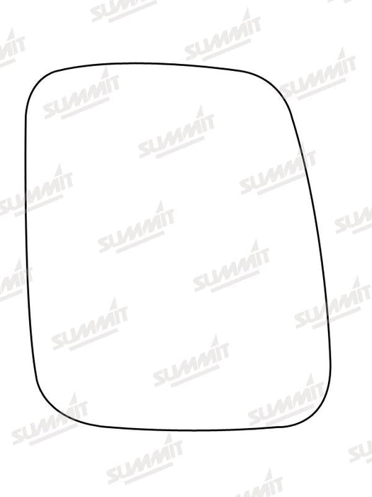 Summit Stick-On Commercial Mirror Glass fits VW Transporter 90 on RHS Summit - Dynamic Drive