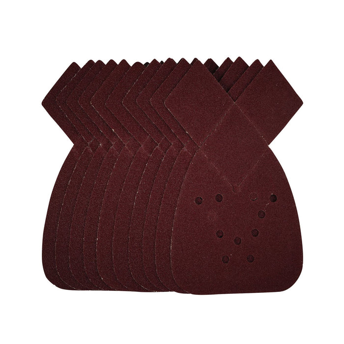Draper Detail Sanding Sheets with Hook and Loop, 140mm, 80 Grit, SSD4 (Pack of 1 Draper - Dynamic Drive