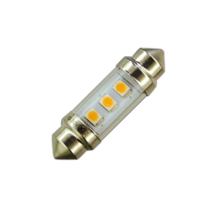 3 LED Festoon Bulb 42mm for Navigation Lights Warm White Aten Lighting - Dynamic Drive