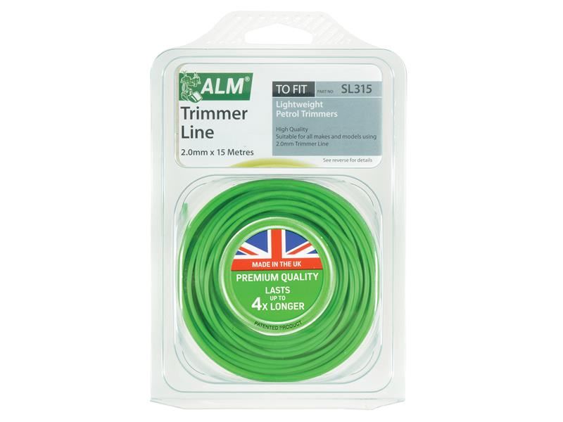 Alm Manufacturing SL315 Light-Duty Petrol Trimmer Line 2.0mm x 15m ALM Manufacturing - Dynamic Drive
