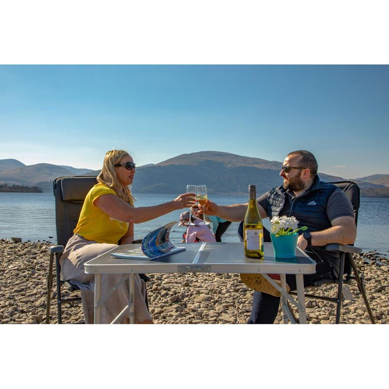 Vango Granite Duo 90 Height Adjustable Folding Camping Table Vango - Dynamic Drive