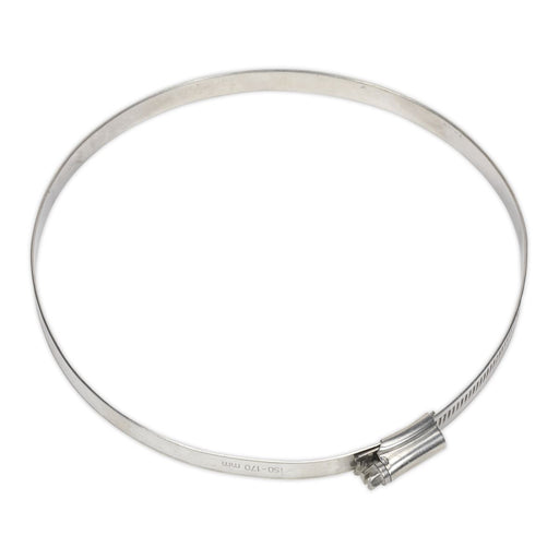 Sealey Hose Clip Stainless Steel 150-170mm Pack of 5 SHCSS7 Sealey  - Dynamic Drive