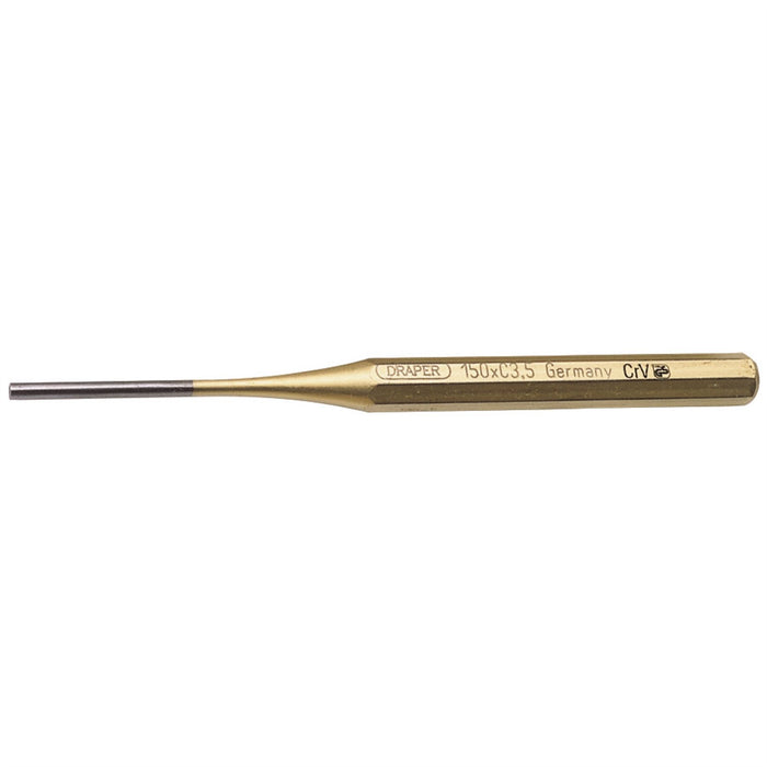 Draper Octagonal Parallel Pin Punch, 3.5 x 150mm 51679 Draper - Dynamic Drive