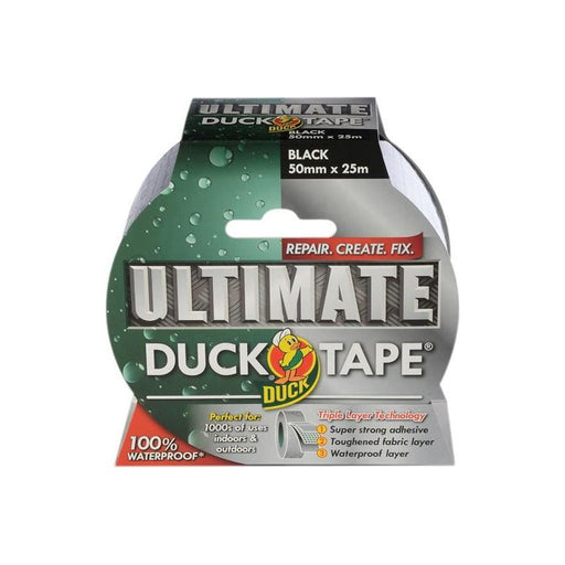 Shurtape Duck Tape® Ultimate 50mm x 25m Black Shurtape - Dynamic Drive