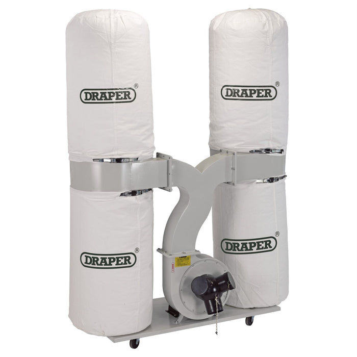 Draper Portable Dust/Chip Extractor, 300L, 2200W 80947 Draper - Dynamic Drive