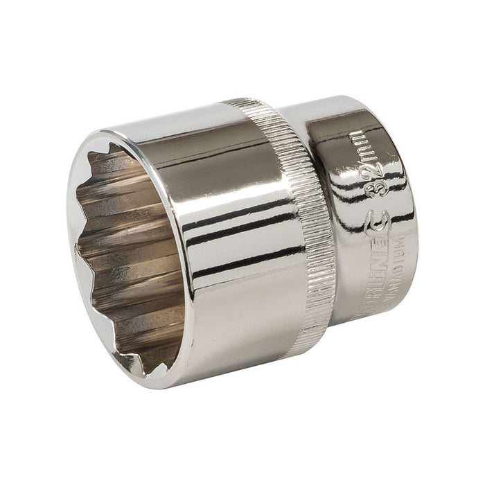 Silverline Socket 1/2" Drive 12pt Metric 32mm Silverline - Dynamic Drive