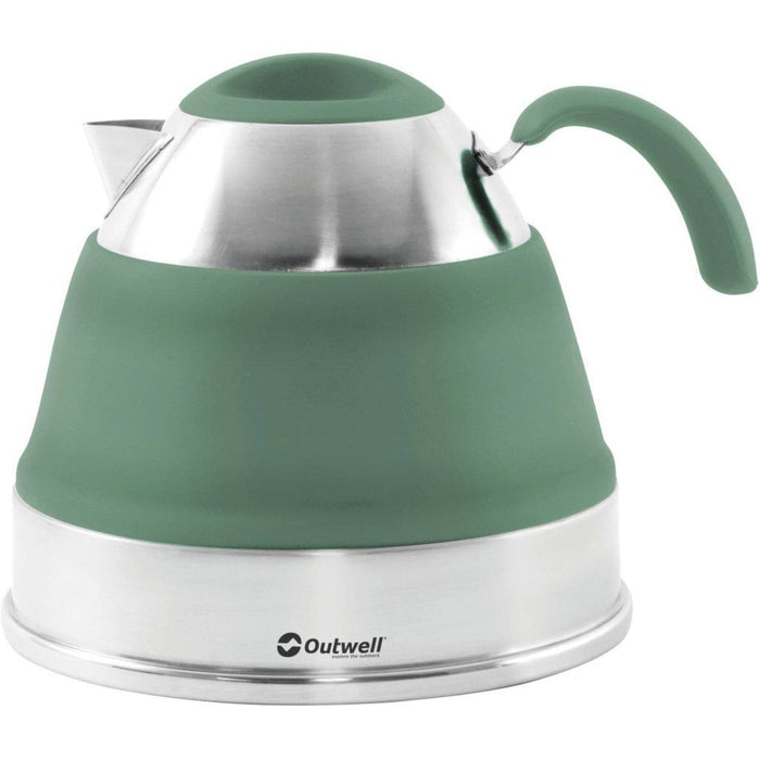 Collaps Kettle 2.5L Shadow Green Compact Collapsible Convenient Camping Outwell - Dynamic Drive