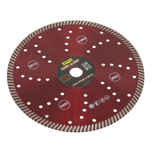 Sealey Turbo Allmat Diamond Blade230 x22mm WDTA230 Sealey - Dynamic Drive