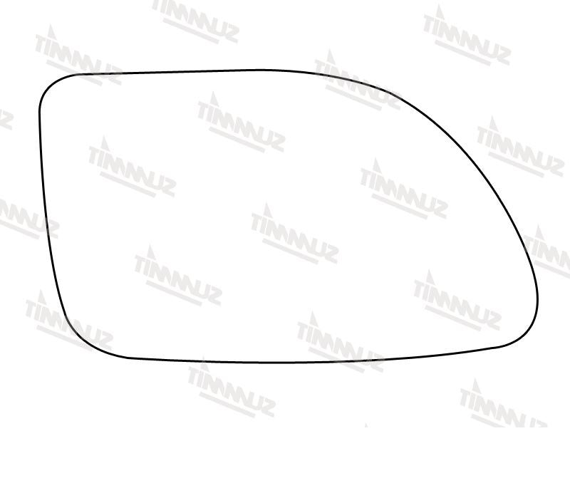 Summit Stick-On Standard Mirror Glass fits Renault 19 Chamade 86 on RHS Summit - Dynamic Drive