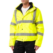 Portwest Hi-Vis Bomber Jacket - Yellow - Large Portwest - Dynamic Drive