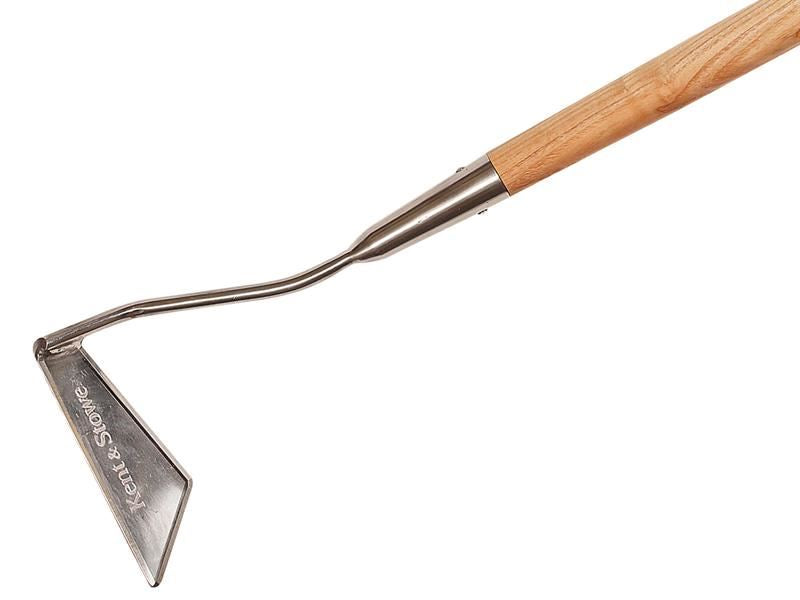 Kent & Stowe Stainless Steel Long Handled 3-Edged Hoe, FSC® Kent & Stowe - Dynamic Drive