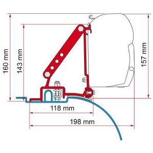 Fiamma F45S Adapter Kit Fiat Ducato After 06/2006 98655-755 Fiamma - Dynamic Drive