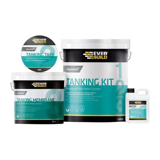 Everbuild Sika Aquaseal Wet Room System Kit 4.5m² Everbuild Sika - Dynamic Drive