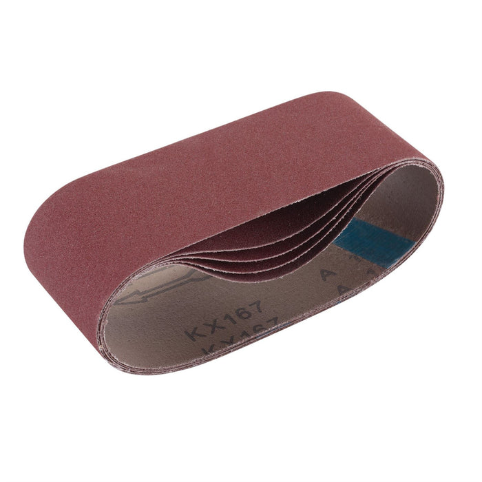 Draper Cloth Sanding Belt, 75 x 457mm, 180 Grit (Pack of 5) 09236 Draper - Dynamic Drive
