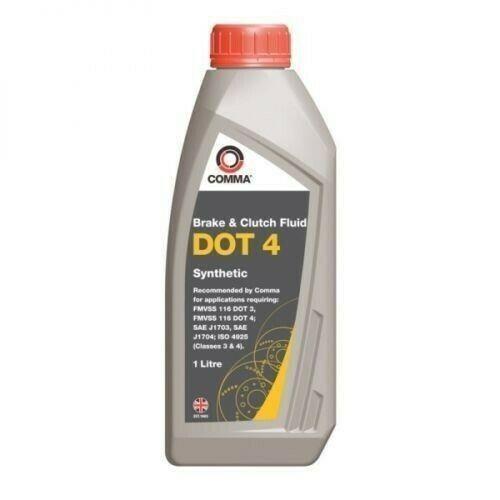 COMMA - Dot 4 Synthetic Brake And Clutch Fluid 1 Litre - BF41L Comma  - Dynamic Drive
