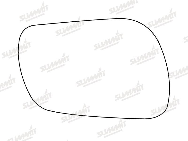 Summit Stick-On Standard Mirror Glass fits Mazda 6 RHS Summit - Dynamic Drive