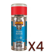 4x Hycote Aerosol Paint for Ford Sunburst Red 150ml Hycote - Dynamic Drive