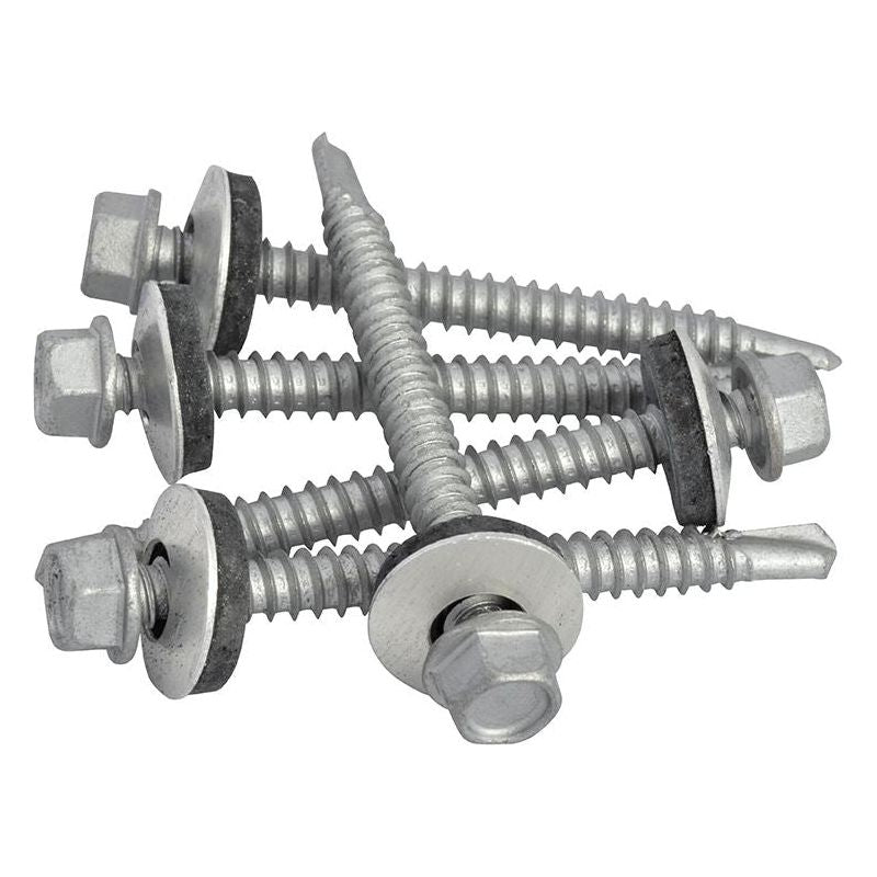 Forgefix TechFast Hex Head Roofing Screw Self-Drill Light Section 5.5 x 57mm Pack 50 ForgeFix - Dynamic Drive