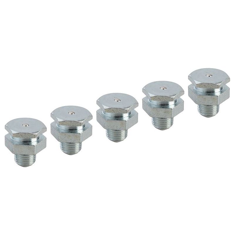 Faithfull Grease Nipple Button 1/8in BSP (Pack 5) Faithfull - Dynamic Drive