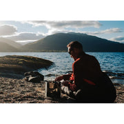 Vango Folding Stove with Windshield and Piezo Silver Vango - Dynamic Drive