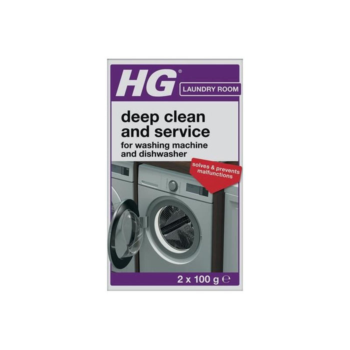 Hg Deep Clean & Service for Washing Machines & Dishwashers 200g HG - Dynamic Drive