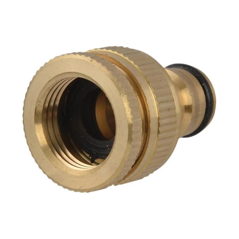 Faithfull Brass Dual Tap Connector 12.5-19mm (1/2 - 3/4in) Faithfull - Dynamic Drive