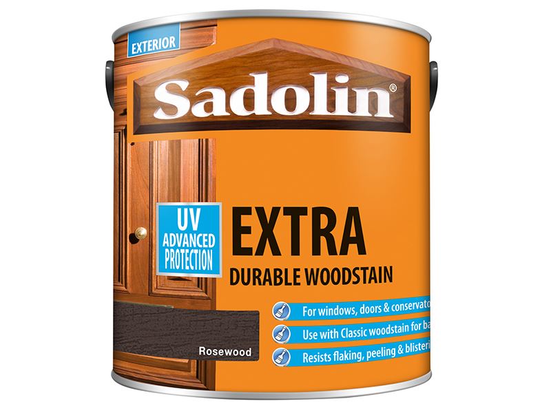 Sadolin Extra Durable Woodstain Rosewood 2.5 litre Sadolin - Dynamic Drive