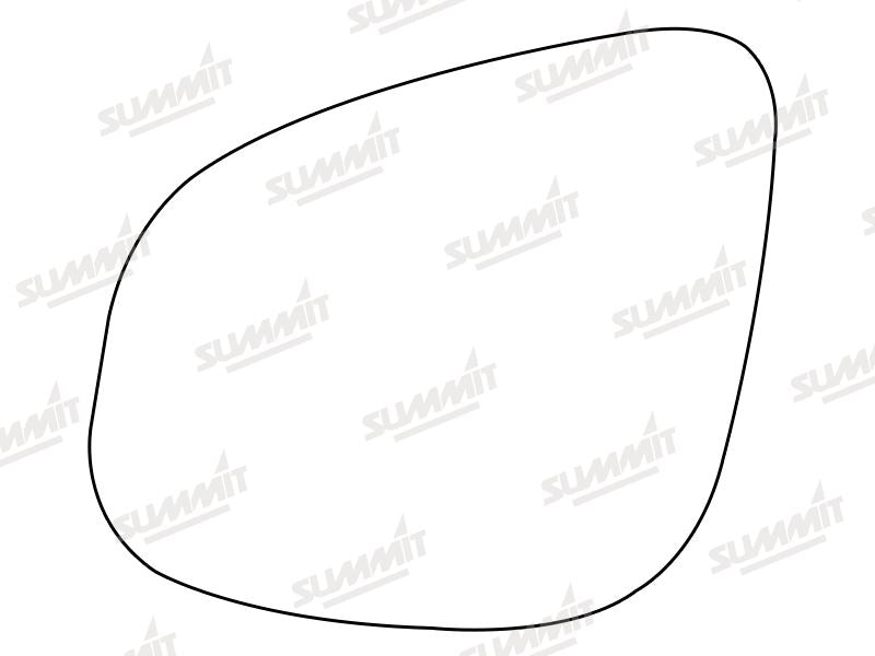 Summit Heated Base Plate With Blind Spot Mirror Glass fits Mercedes Citan 13 on LHS Summit - Dynamic Drive