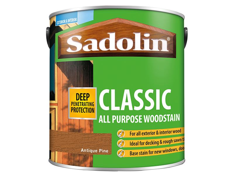 Sadolin Classic Wood Protection Antique Pine 2.5 litre Sadolin - Dynamic Drive