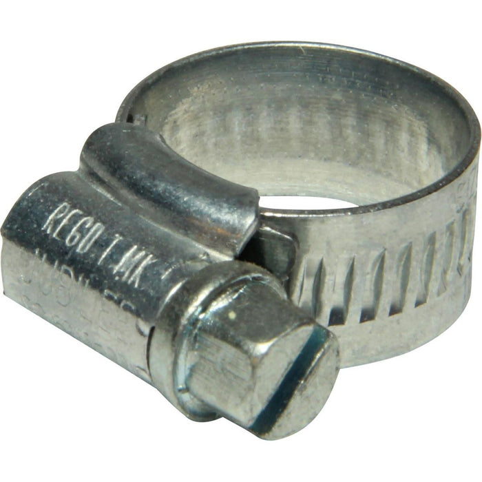 Reliable Jubilee Hose Clip 11-16mm Zinc Plated Mild Steel Size M00MS Jubilee - Dynamic Drive