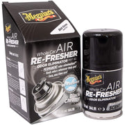 2x Meguiar's Whole Car Air Re-Fresher Odor Eliminator Black Chrome Scent 59ml Meguiar's  - Dynamic Drive