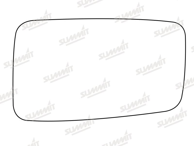 Summit Stick-On Standard Mirror Glass fits Renault Espace LHS Summit - Dynamic Drive