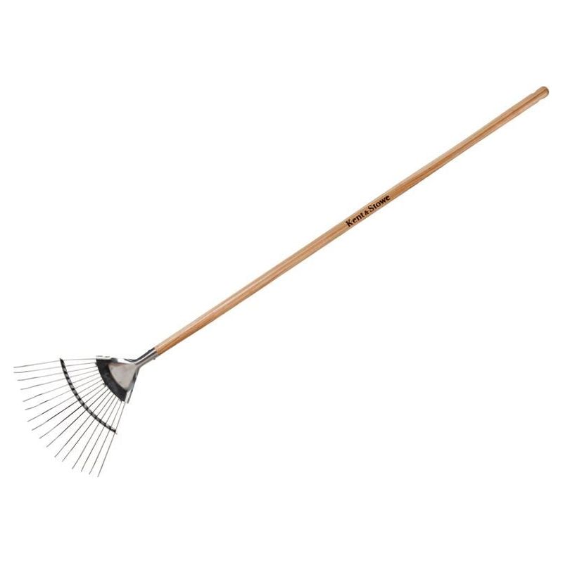 Kent & Stowe Stainless Steel Garden Life Lawn Rake, FSC® Kent & Stowe - Dynamic Drive