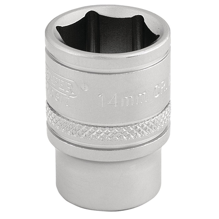 Draper 6 Point Metric Socket, 3/8" Sq. Dr., 14mm 16540 Draper - Dynamic Drive