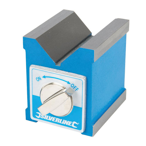 Silverline Magnetic V-Block 70 x 60 x 70mm Silverline - Dynamic Drive