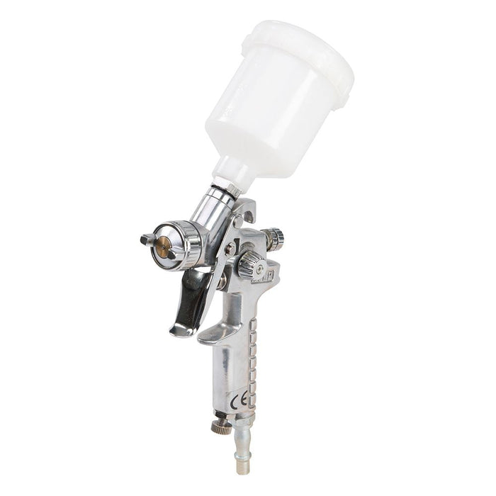 Silverline Gravity Feed HVLP Spray Gun 100ml Silverline - Dynamic Drive