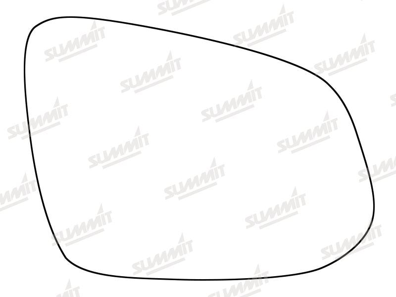 Summit Stick-On Standard Mirror Glass fits Toyota Rav4 13 on RHS Summit - Dynamic Drive