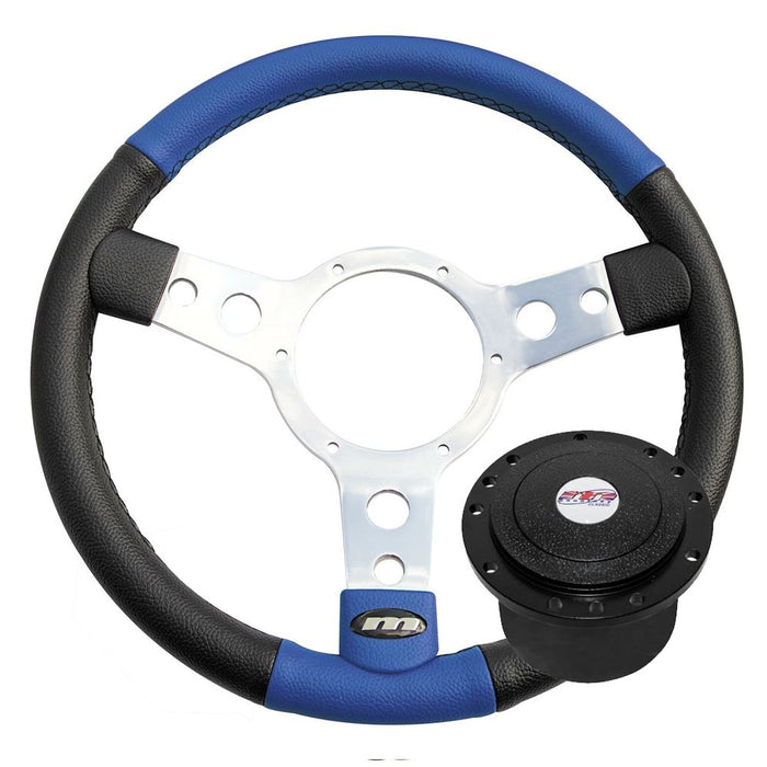 13" Mountney Vinyl Steering Wheel + boss kit for Austin Sprite MG MGB Midget Mountney - Dynamic Drive