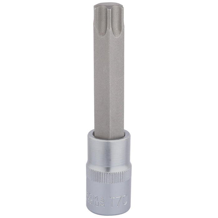 Draper TX-STAR Socket Bit, 1/2" Sq. Dr., T70 x 100mm 16327 Draper - Dynamic Drive