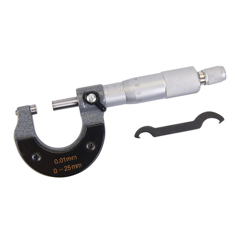 Silverline External Micrometer 25mm Silverline - Dynamic Drive