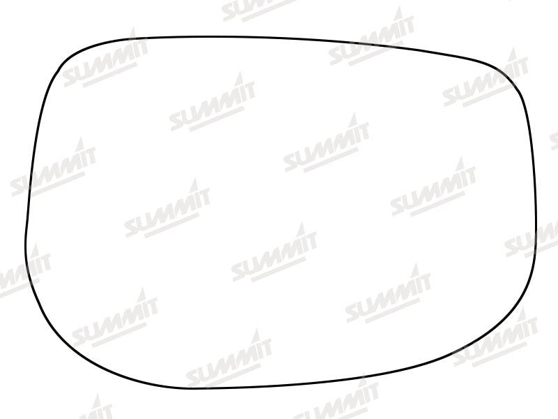 Summit Heated Backing Plate with Standard Glass fits Honda Jazz 09-19 RHS Summit - Dynamic Drive