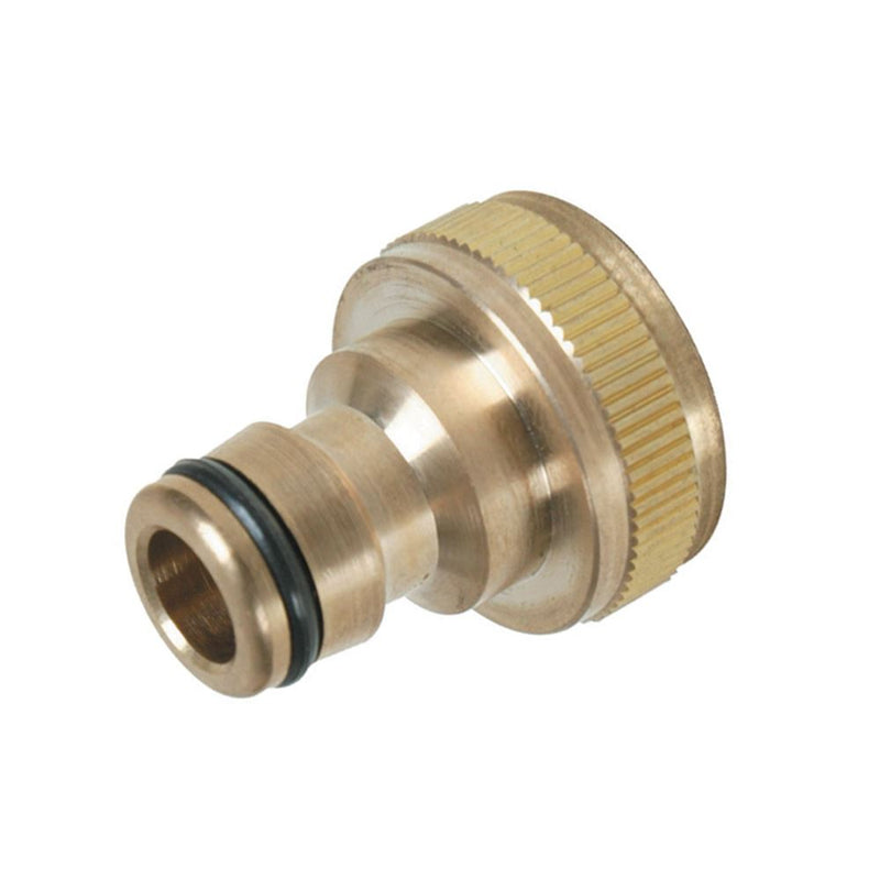 Silverline Tap Connector Brass 3/4" BSP - 1/2" Male Silverline - Dynamic Drive