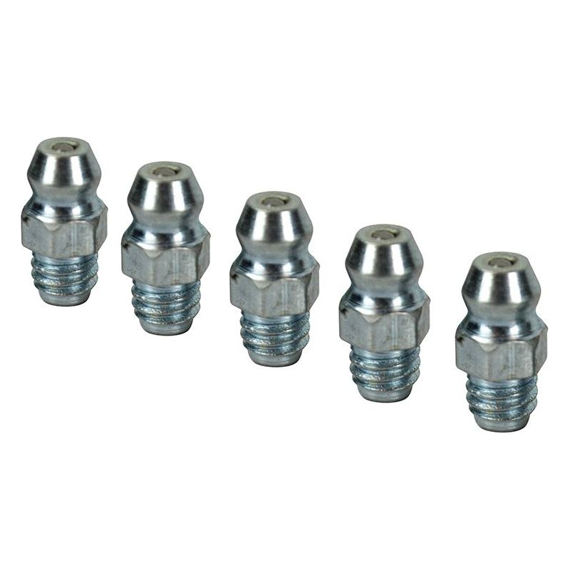 Faithfull Grease Nipple Straight M6 x 1.0 (Pack 5) Faithfull - Dynamic Drive