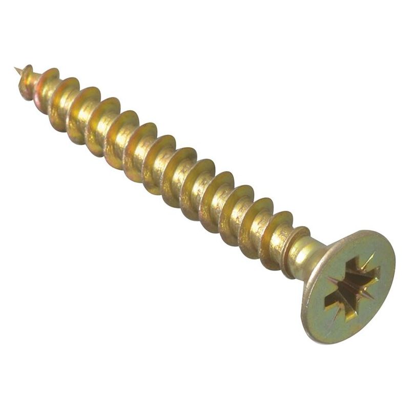 Forgefix Multi-Purpose Pozi Compatible Screw CSK ST ZYP 6.0 x 40mm Box 200 ForgeFix - Dynamic Drive