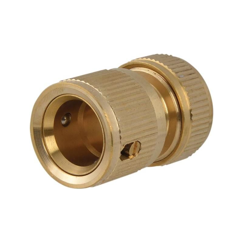 Faithfull Brass Female Water Stop Connector 12.5mm (1/2in) Faithfull - Dynamic Drive