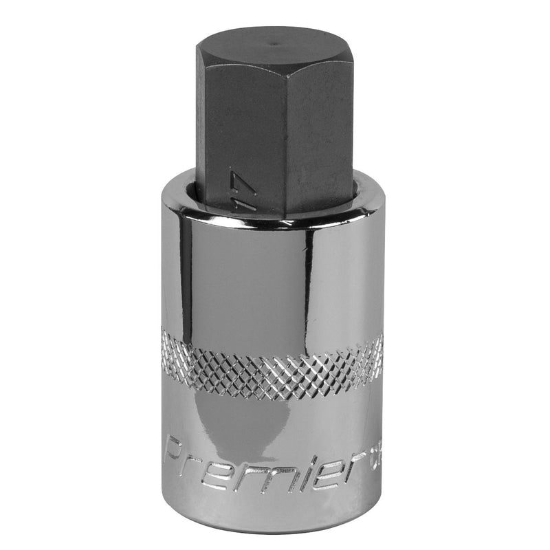 Sealey Hex Socket Bit 17mm 1/2"Sq Drive SBH025 Sealey - Dynamic Drive