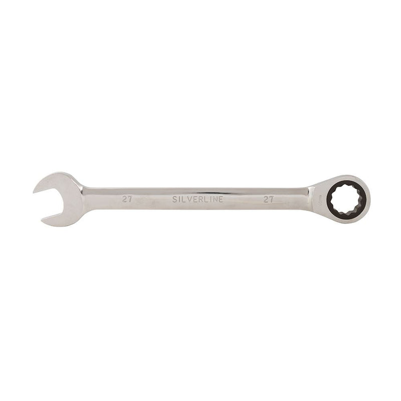 Silverline Fixed Head Ratchet Spanner 27mm Silverline - Dynamic Drive