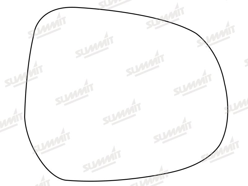 Summit Heated Base Plate With Standard Mirror Glass fits Vauxhall Agila 08 on Suzuki Splash 08 on RHS Summit - Dynamic Drive